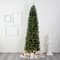9ft. Pre-Lit Green Mountain Pine Artificial Christmas Tree, Clear LED Lights